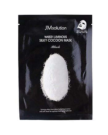 JMsolution Water Luminous Silky Cocoon Mask Black - Маска для лица с протеинами шелка 30 мл - hairs-russia.ru
